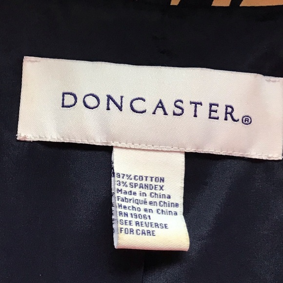 Doncaster Black & Tan Animal Print 4 Gold Metal  Buckle Buttons Wide Sleeves SZ8 - Picture 10 of 14